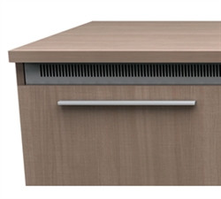 Middle Atlantic ACC-HANDLE1-MAT Accessory Handle - 1 Bay - Modern - Aluminum - HPL Finish