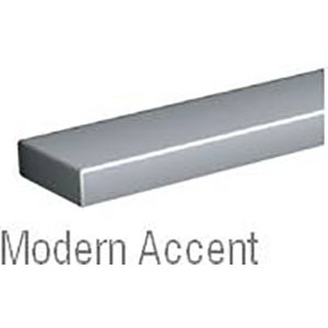 Middle Atlantic ACC-HANDLE1-MAV Accessory Handle - 1 Bay - Modern - Aluminum - Veneer Finish