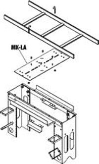 Middle Atlantic MK-LA LADDER ADAPTER FOR MK SERIES RACKS