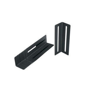 Middle Atlantic PCDB-90-1.5-12 90 Degree Brackets to Mount 1.5\"W Plastic Cable Ducts (12 Pack)"""