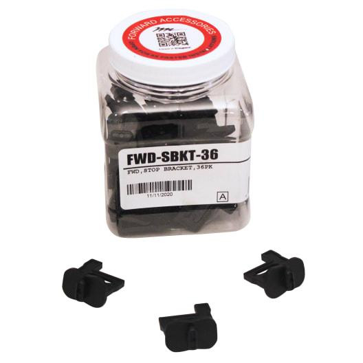 Middle Atlantic FWD-SBKT-36 Forward Stop Bracket for Small Devices - 36 Pack
