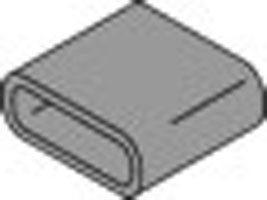 Middle Atlantic CLH-EC-12 LADDER END CAPS, 12 PCS