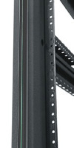 Middle Atlantic BGR-TRIM25B 25 Space (43-3/4in) BGR Series Front Trim Kit (Black)