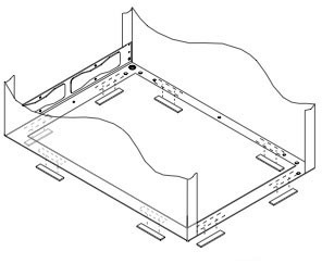 Middle Atlantic ISO-1 POLY-CARB RACK ISOLATION KIT