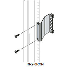 Middle Atlantic RR2-3RCN Rackrail Recessor, 2 RU, 3\"D"