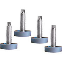 Middle Atlantic LF-ISO SET OF 4 LEVELING FEET WITH RUBBER ISOLATION BOOT