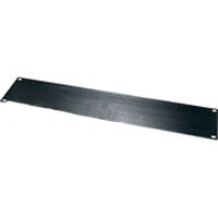 Middle Atlantic HBL3 3 SPACE 5 1/4in 1/8in FLAT ALUMINUM BLANK PANEL, BLACK BRUSHED FINISH