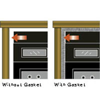 Middle Atlantic BG17 GASKET FOR AXS/AX-SX/SAX/SSAX/SRSR/SRS, 17ft LONG, REQUIRES 19 5/8in ROUGH OPENING