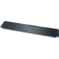 Middle Atlantic BL2 2 SPACE 3 1/2in FLANGED ALUMINUM BLANK PANEL, BLACK BRUSHED FINISH