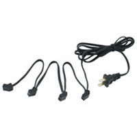 Middle Atlantic FANCORD-4X1 FAN POWER CORD FOR 4 FANS, WITH 1 PLUG, 6 FT