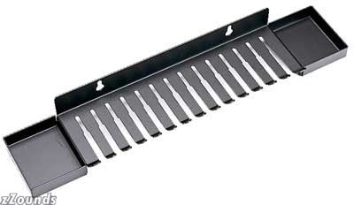 Middle Atlantic CLAW 16in WALLMOUNT CABLE HANGER WITH SIDE TRAYS