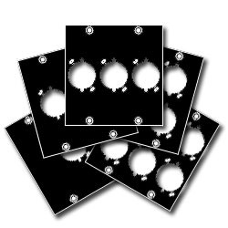 Middle Atlantic UNIV4 UCP MODULE, FOR UNIVERSAL XLR CONNECTIONS, FITS 4 CONNECTORS