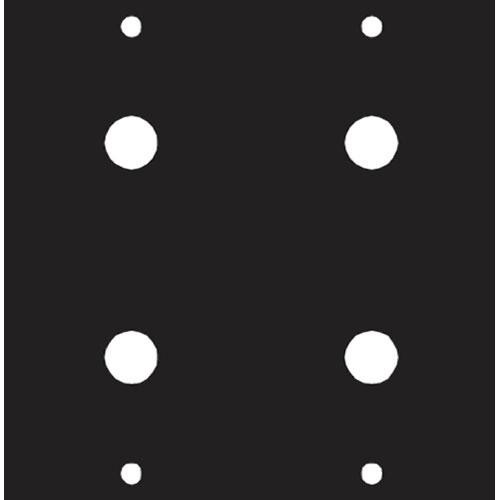 Middle Atlantic 1/4X4 UCP MODULE, FOR RCA JACKS, SOME SWITCHES AND LEDS, FITS 4 CONNECTORS
