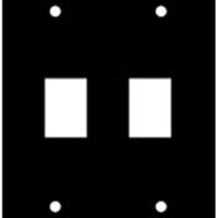 Middle Atlantic KEY-2 UCP MODULE, FITS 2 KEYSTONE CONNECTORS