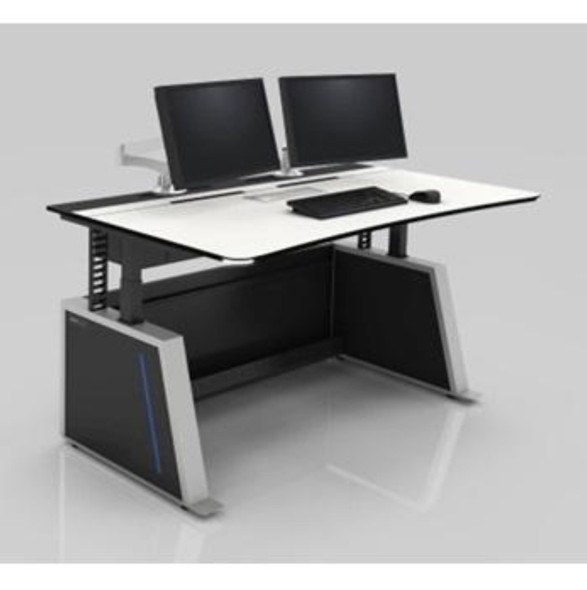 Middle Atlantic LH-VLCMHS Visionline AIR 24/7 Height Adjustable Console, Medium, 63 Inches Wide