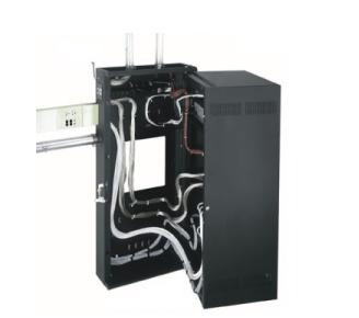 Middle Atlantic DWR-12-32 12 SPACE 21in SECTIONAL WALL RACK, FITS 30in DEEP EQUIP., BLACK FINISH