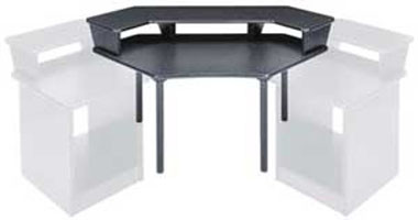 Middle Atlantic MDV-CNR1 Overbridge Corner Desk MDV Series