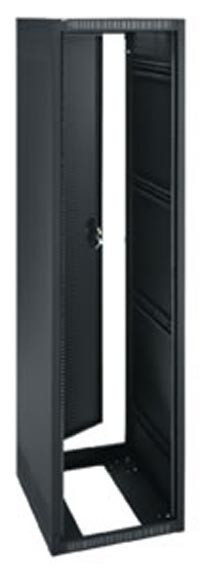 Middle Atlantic ERK-4020LRD 40 SPACE 70in , 19 1/2in DEEP STAND ALONE RACK LESS REAR DOOR, BLACK FINISH
