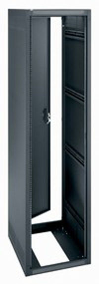 Middle Atlantic ERK-2720 27 SPACE 47 1/4in , 19 1/2in DEEP STAND ALONE RACK WITH REAR DOOR, BLACK FINISH