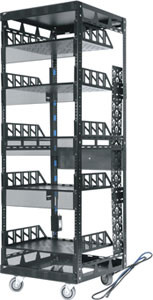 Middle Atlantic 5-37-CONFIG 37 RU Pre-Configured Slim 5 Series 19-1/8 Inch Wide Rack Frame, 20 Inches Deep