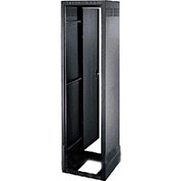 Middle Atlantic ERK-1820 18 SPACE31 1/2in , 19 1/2in DEEP STAND ALONE RACK WITH REAR DOOR, BLACK FINISH