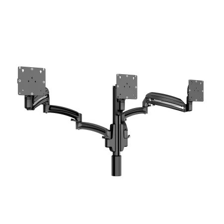 Middle Atlantic MM3-C-330-BK MM3 Series Triple 3x1 Monitor Dynamic Column Mount