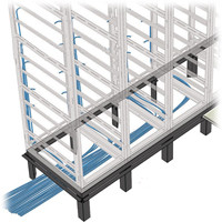 Middle Atlantic VFEET-5-12 11 1/2in FEET FOR USE WITH RIB-5 IN RAISED FLOOR APPLICATIONS