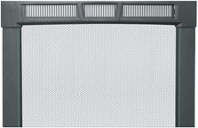 Middle Atlantic VFD-38A Curved Vented Front Door for 38 Space BGR Series Racks, Black Finish