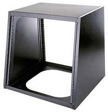 Middle Atlantic 2-6M 6 SPACE 10 1/2in DESKTOP READY-TO-ASSEMBLE TURRET RACK, BLACK LAMINATE