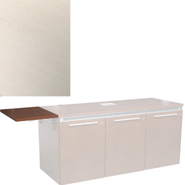 Middle Atlantic C5-FS22-HD2 22 Inch Deep C5 Flip Shelf HPL - White Ash