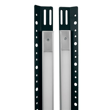 Middle Atlantic FWD-LT-UTL-44-45-D WHITE, DIMMER AND IR SENSOR INCLUDED, 44RU TO 45RU, PAIR