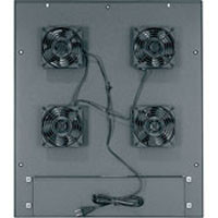 Middle Atlantic MW-4FT-380CFM INTEGRATED 4 1/2in FAN TOP, INCLUDES 4 FANs, 380 CFM, FITS ANY MRK, WRK, VRK OR VMRK, BLACK FINISH