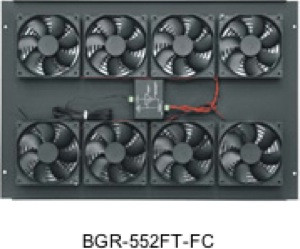 Middle Atlantic BGR-276FT-FC BGR Series Fan Top with Controller, 276 CFM
