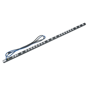 Middle Atlantic PD-2420SC-NS 24 OUTLET SINGLE 20 AMP CIRCUIT 2 20 AMP OUTLETS AND 20 15 AMP OUTLETS SLIM POWER STRIP W/9ft CORD