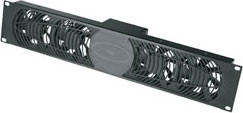 Middle Atlantic UQFP-4RA-INT ULTRA QUIET INTAKE FAN PNL BLK