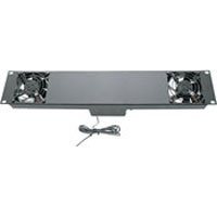 Middle Atlantic UQFP-2 ULTRA QUIET FAN PANEL WITH PROPORTIONAL SPEED FAN CONTROL, 2 FANS, 120V