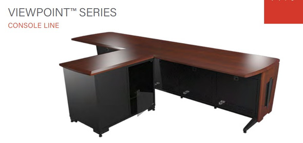 Middle Atlantic VC-7219-DT34SA Viewpoint DT Monitor Console, 6-Door 34inch Desktop