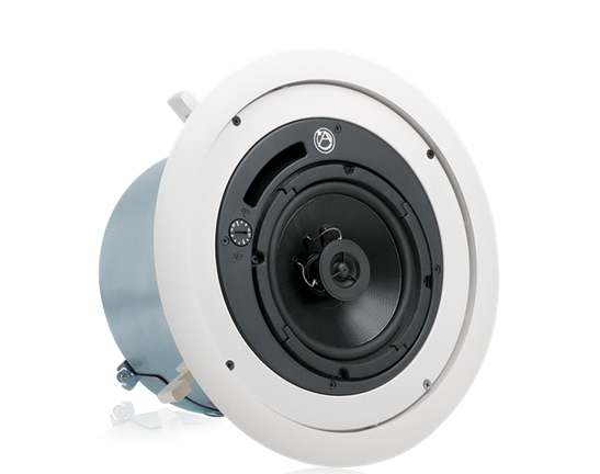 Atlas FAP62TEN EN54-24 certified 6" Coaxial In-Ceiling Speaker with 32-Watt 70/100V Transformer and Ported Enclosure