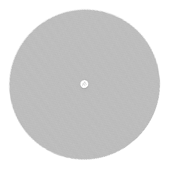 Atlas FC-8RG-W 8" Round White Grille