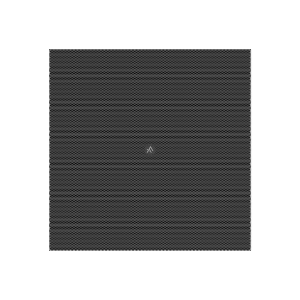 Atlas FC-6SG-B 6" Square Black Grille