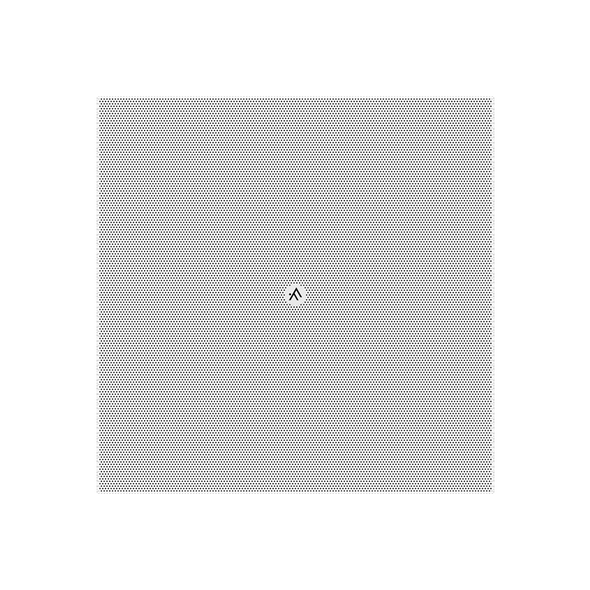 Atlas FC-6SG-W 6" Square White Grille