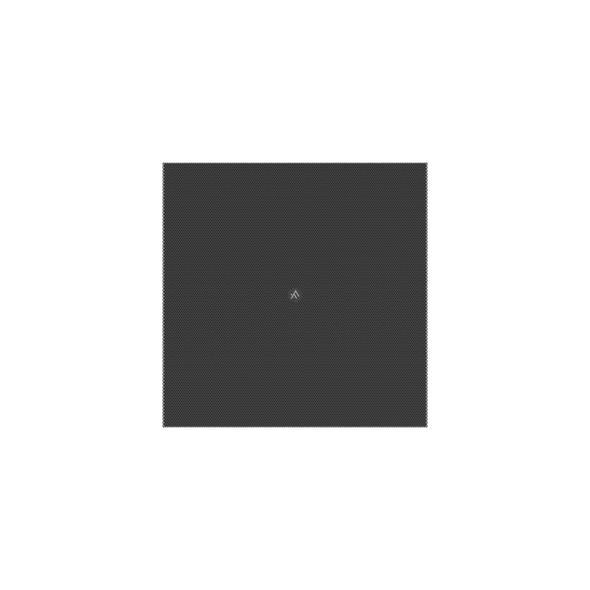 Atlas FC-4SG-B 4" Square Black Grille