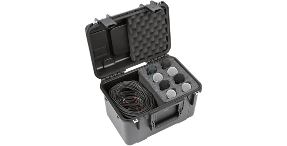 SKB Cases 3i-1610-MC8 iSeries Case for 8 Microphones with Storage Compartment