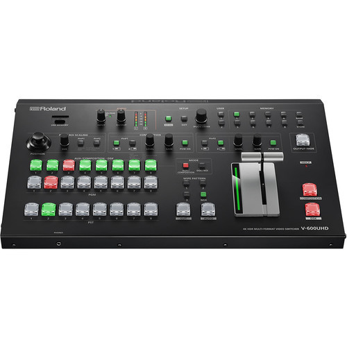 Roland Video V-600UHD 4K HDR Multi-Format Video Switcher 4 x HDMI, 2 x SDI, 1 x RGB