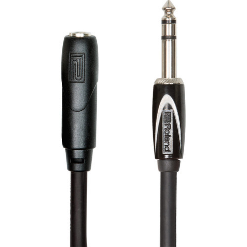 Roland Video RHC-25-1414 1/4 Stereo Female to 1/4 Stereo Male Headphones Extension Cable (25)