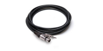 Hosa MXX-001.5RS Camcorder Microphone Cable, Neutrik Right-angle XLR3F to XLR3M, 1.5 ft