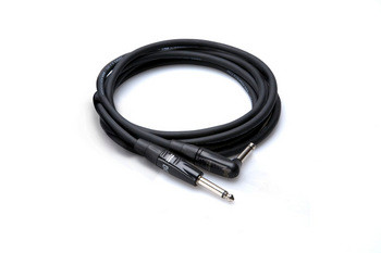 Hosa HGTR-020R Pro Guitar Cable, REAN Straight to Right-angle, 20 ft
