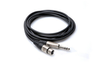 Hosa HSX-003 Pro Balanced Interconnect, REAN 1/4 in TRS to XLR3M, 3 ft