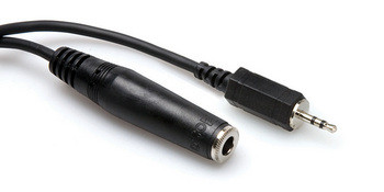 Hosa MHE-105 Headphone Extension Cable, 3.5 mm TRS to 3.5 mm TRS, 5 ft