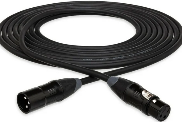 Hosa DMX-405 3-Pin DMX Cable 5ft